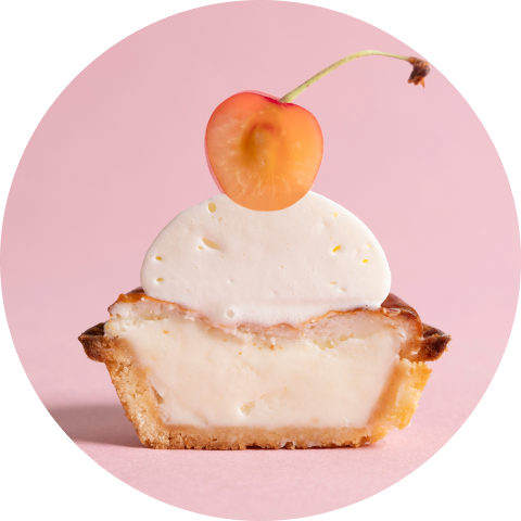 サクランボチーズタルト