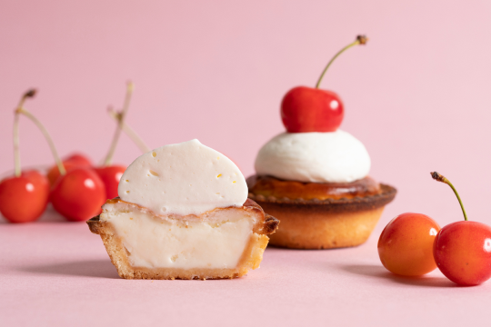 サクランボチーズタルト